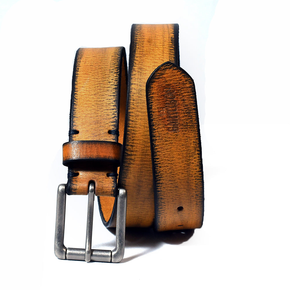 Velor ecru vintage belt