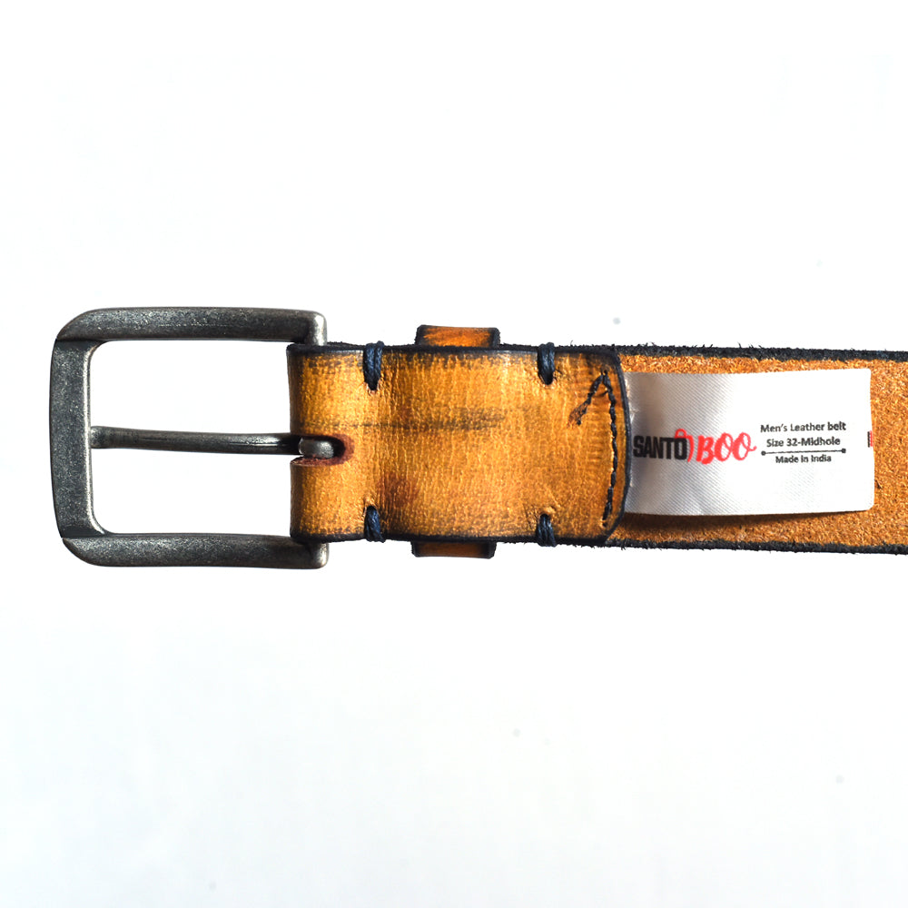 Velor ecru vintage belt