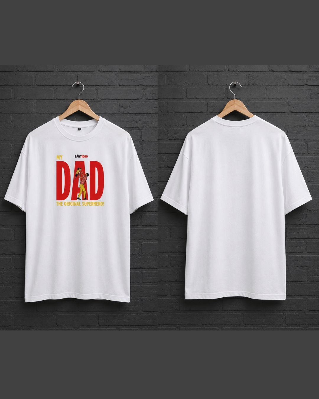 EMROIDERED UNISEX OVERSIZE TEES