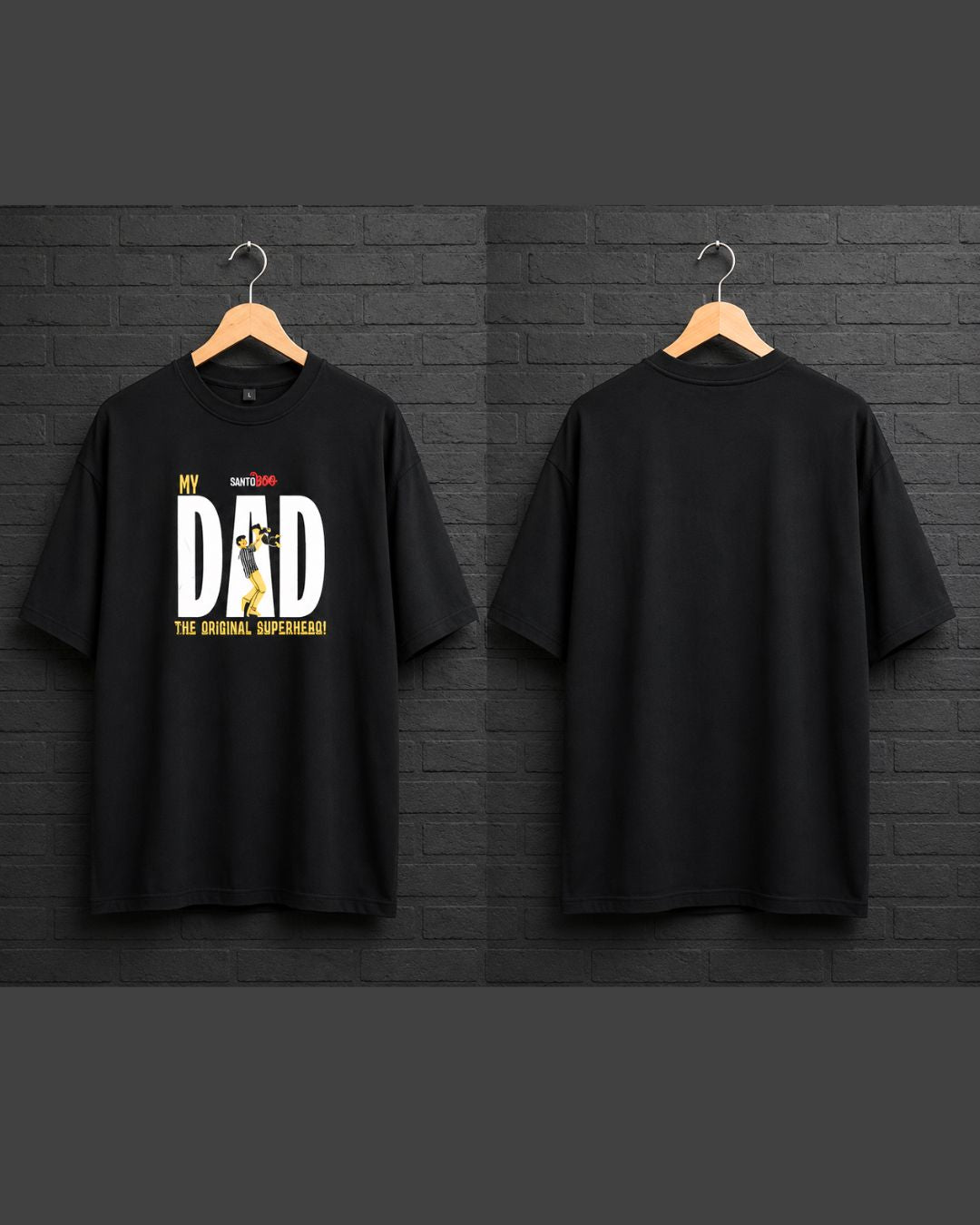 EMROIDERED UNISEX OVERSIZE TEES