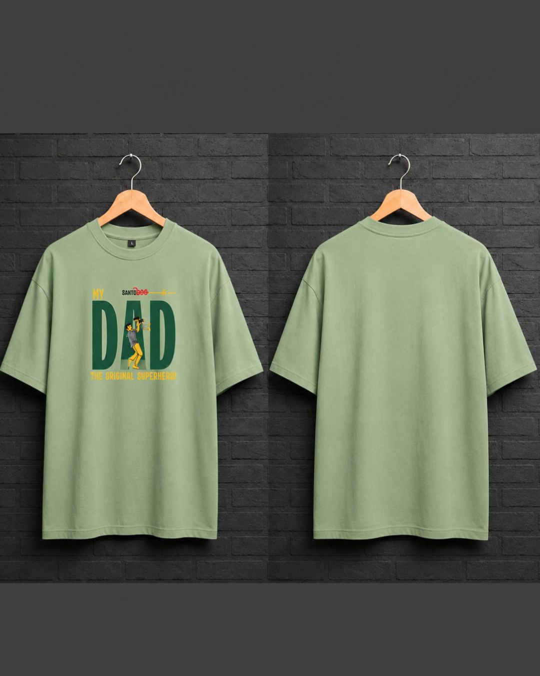 EMROIDERED UNISEX OVERSIZE TEES