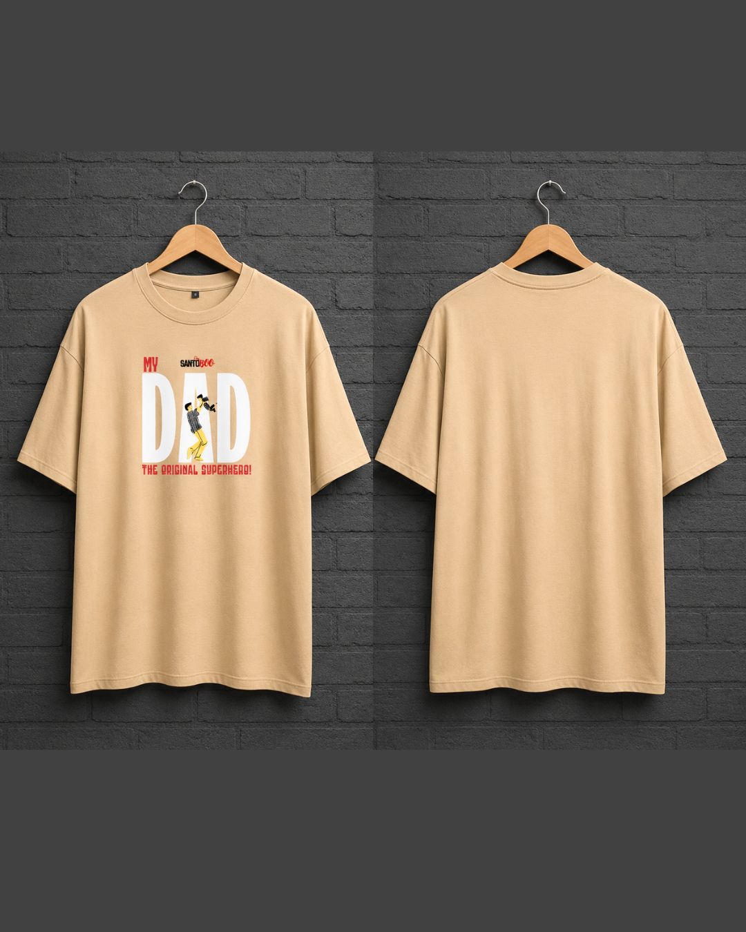 EMROIDERED UNISEX OVERSIZE TEES