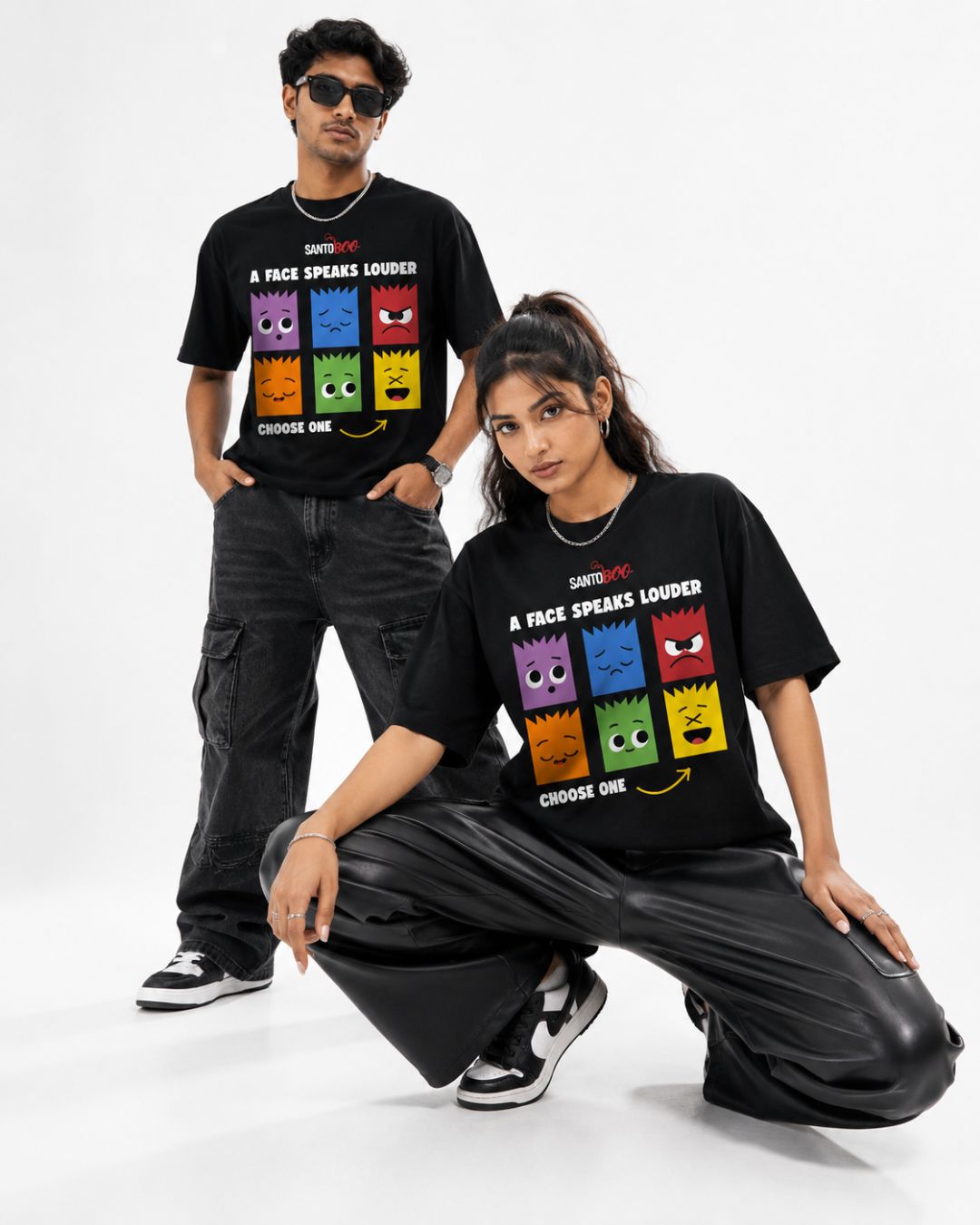 LOUD FACE UNISEX OVERSIZE TEES