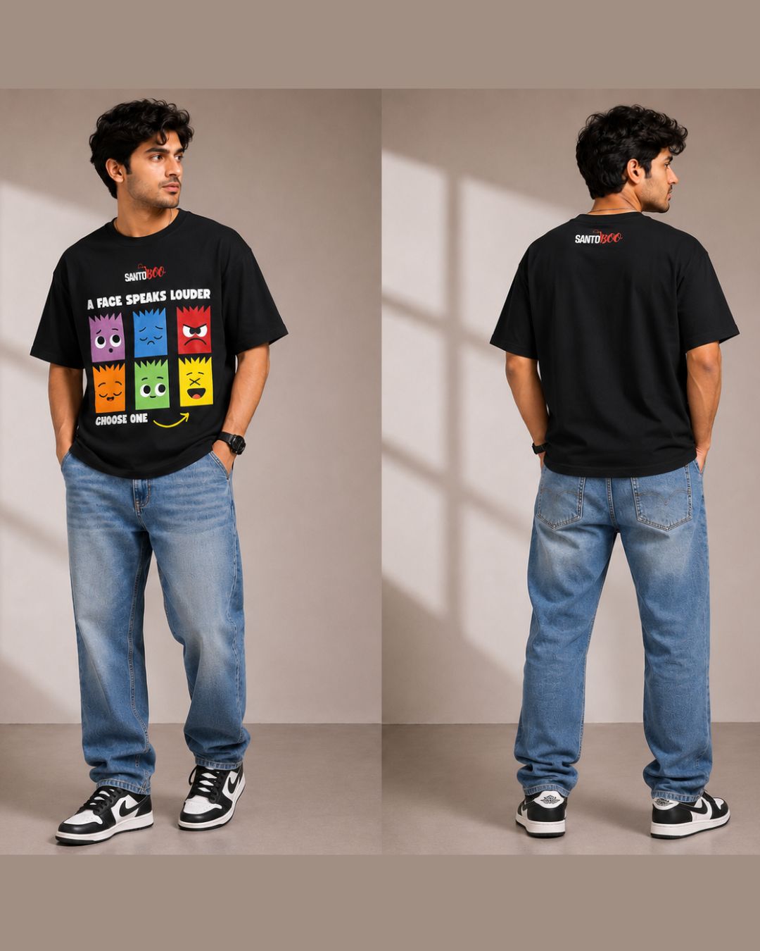 LOUD FACE UNISEX OVERSIZE TEES