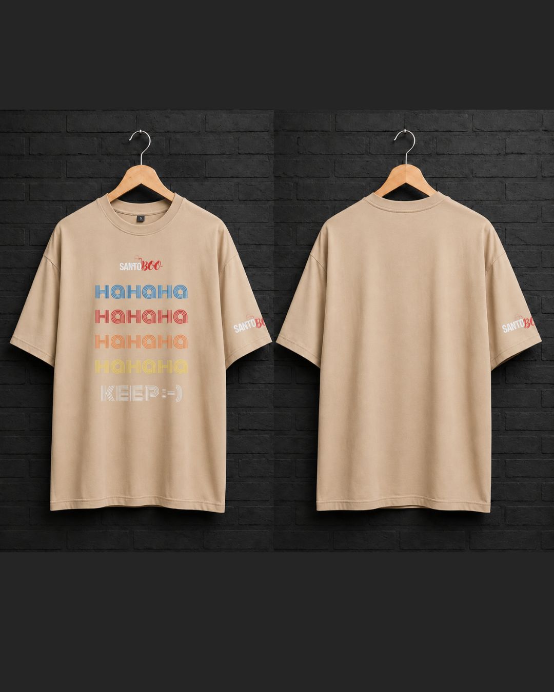 HAHA UNISEX OVERSIZE TEES