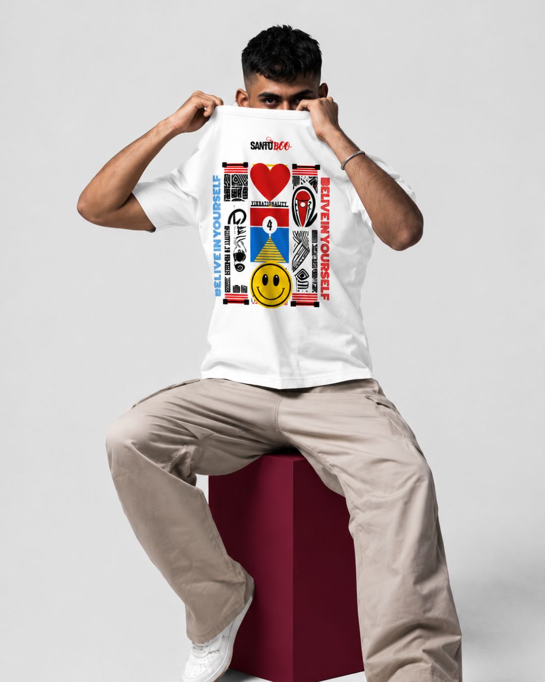 BELIEVE UNISEX OVERSIZE TEES
