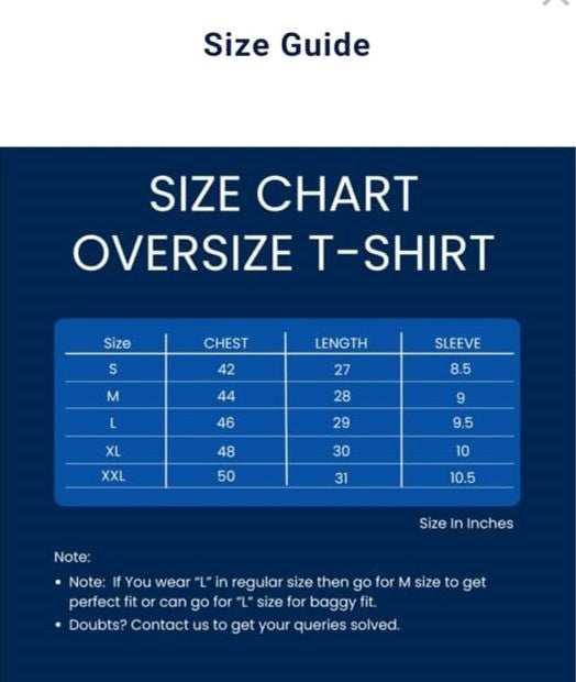 EMROIDERED UNISEX OVERSIZE TEES