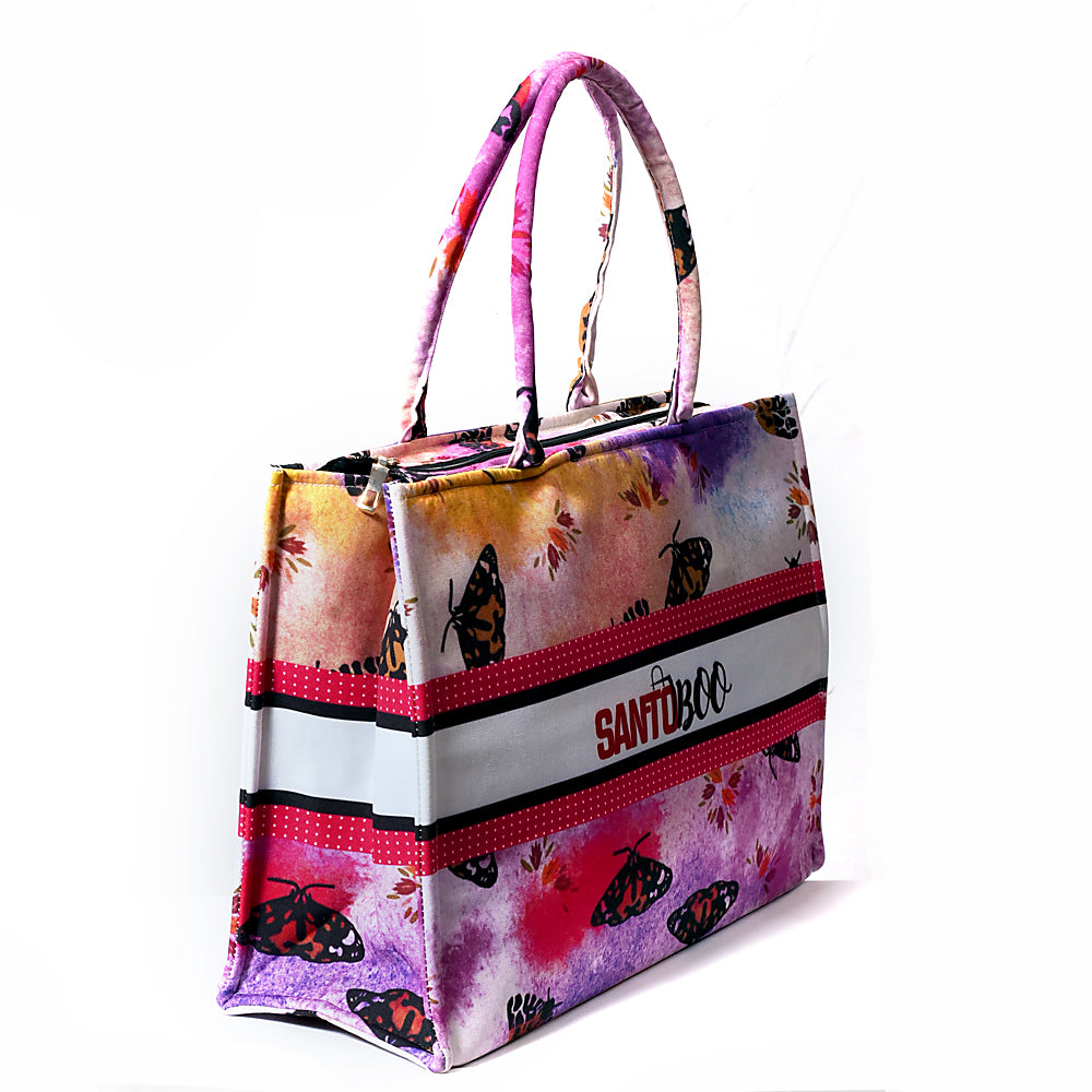 Virelle butterfly tote