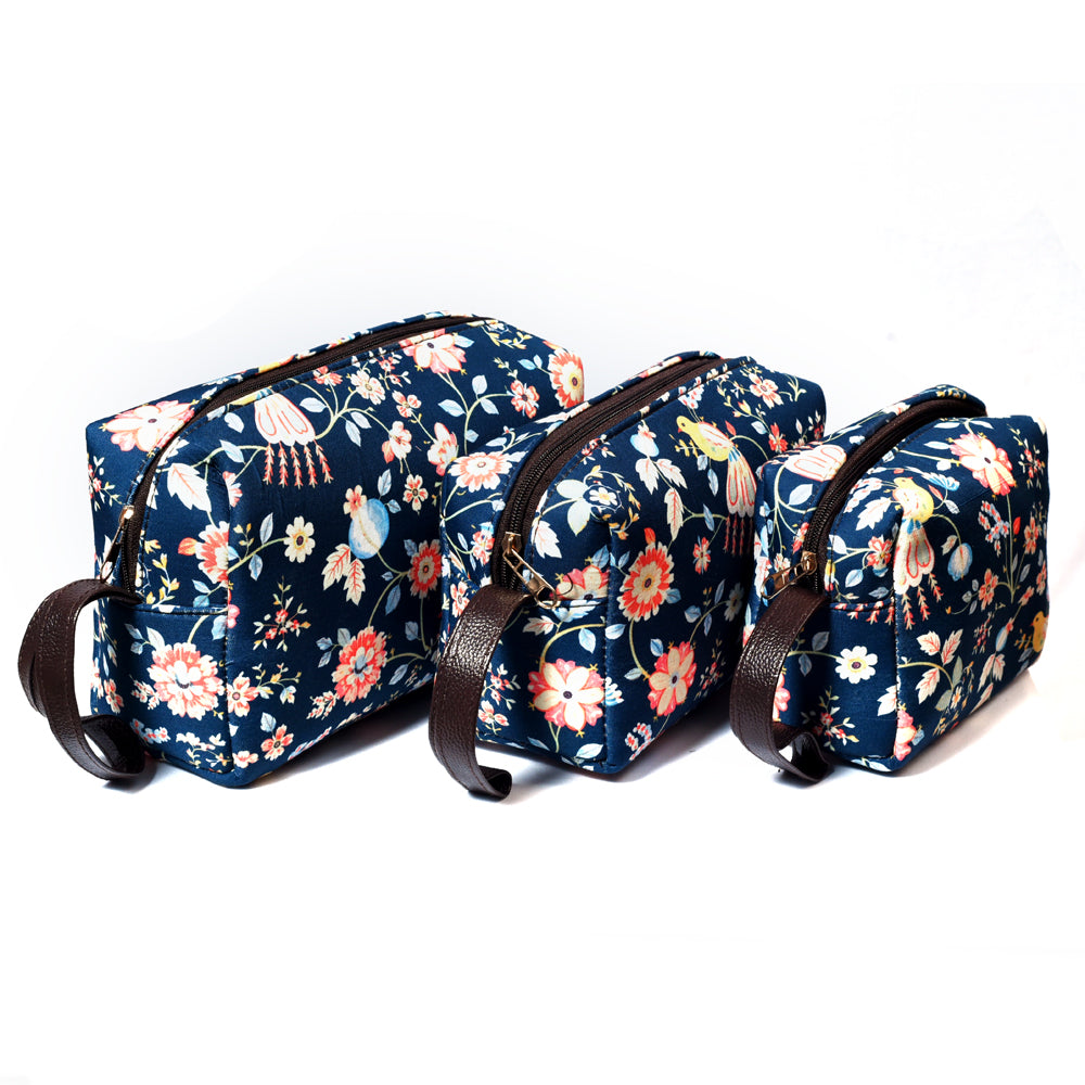 KISSKIT - FLORAL 3 IN 1 VANITY CASE